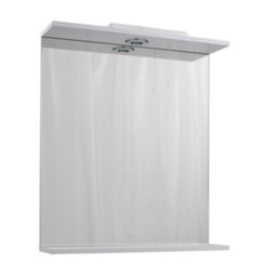 Arley Kass Rectangular Pull Cord Activation Led Mirror Unit 650mm Gloss White