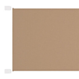 Berkfield Vertical Awning Taupe 140X800 Cm Oxford Fabric - thumbnail 1