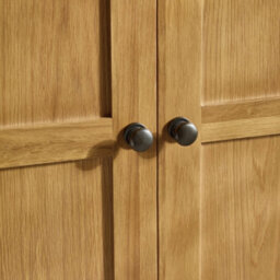 Oakham Premium Kingsley 2 Door Wardrobe In Waxed Oak - thumbnail 5
