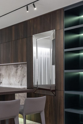 Mirroroutlet Horsley All Glass Modern Dress Mirror 120 X 48 Cm - image 1
