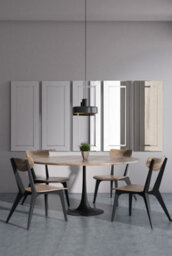 Mirroroutlet Horsley All Glass Modern Dress Mirror 120 X 48 Cm - thumbnail 6