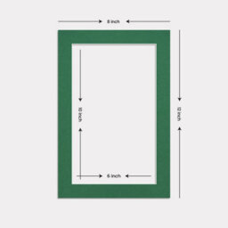 Ak Frames 12X8 Emerald Picture Mounts To Fit 10X6 Aperture Size - Mount Board Only (No Frame Included) - thumbnail 3