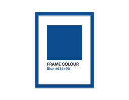 9X7 Blue Picture Frame (17.8 X 22.9Cm) Poster, Photo, Artwork, Gallery Wall Or Print - thumbnail 2