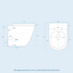 Nes Home 900mm Right Hand Cloakroom Grey Basin Vanity Unit And Toilet Pan Ellen - thumbnail 7