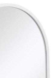 Mirroroutlet The Arcus White Metal Framed Arched Garden Mirror 140Cm X 70Cm - thumbnail 4