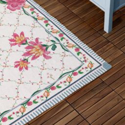 Wylder Claudia Floral Printed Outdoor Rug, Multicolour, 120 X 170Cm - thumbnail 2