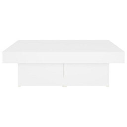 Vidaxl Coffee Table White 90X90X28 Cm Engineered Wood - thumbnail 6