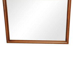 Sweeek - Arched Wall Mirror Pine Wood, Luke, Walnut, 60X3X160 Cm - thumbnail 5