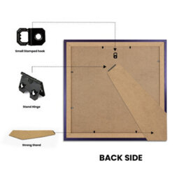 Ak Frames Purple 8X8 Frame With 5X5 Mount And Perspex Front - thumbnail 3