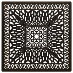 Berkfield Garden Table Bronze 90X90X73 Cm Cast Aluminium - thumbnail 3