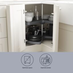 GoodHome Corner Cabinet Carousel 10Kg - thumbnail 9