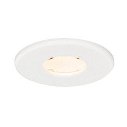 Luminosa Lighting Luminosa Shieldplus Fire Rated 1 Light Bathroom Recessed Light Matt White, Glass Ip65, Gu10 - thumbnail 2