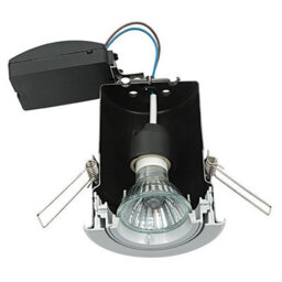 Luminosa Lighting Luminosa Shieldplus Fire Rated 1 Light Bathroom Recessed Light Matt White, Glass Ip65, Gu10 - thumbnail 4