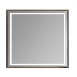 Homestylestore 750 X 700mm Chestnut Wall Mounted Waterproof Led Bathroom Mirror