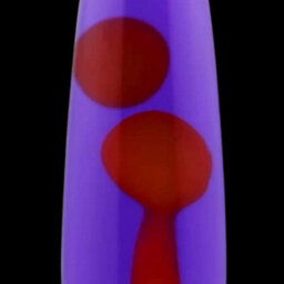 Trendi 16 Inch Motion Lava Lamp Aluminium Base Relaxation Room Decoration Pink Wax Purple Liquid - thumbnail 4