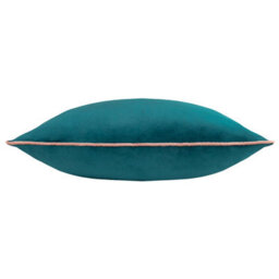 Paoletti Meridian Velvet Piped Cushion Cover - thumbnail 2