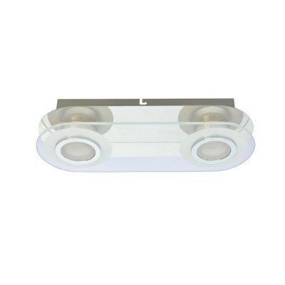 Luminosa Lighting Luminosa Flavio Modern 2 Light Twin Ceiling Spotlight Led, 3000K - image 1