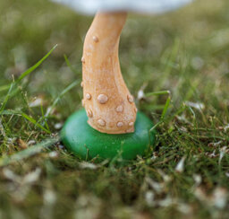 Marco Paul Set Of 2 Resin Multi-Coloured Toadstool Garden Ornament - thumbnail 4