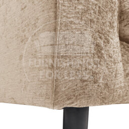 Furnishings For Less UK Monaco Chenille Fabric Long 4 Seater Sofa  Beige - thumbnail 3