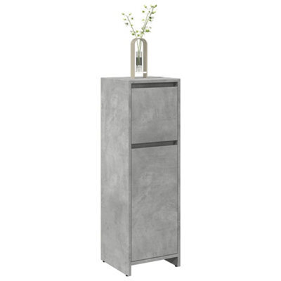 Vidaxl Bathroom Cabinet Concrete Grey 30X30X95 Cm Engineered Wood - image 1
