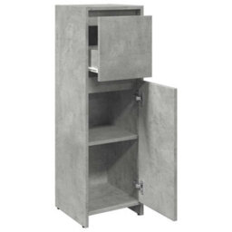 Vidaxl Bathroom Cabinet Concrete Grey 30X30X95 Cm Engineered Wood - thumbnail 8