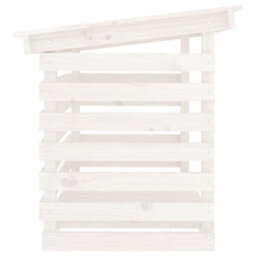 Walplus Firewood Rack White 108X73X79 Cm Solid Wood Pine - thumbnail 6