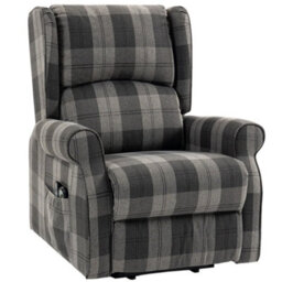 Power Lift Recliner Chair With Vibration Massage And Heat, Grey - thumbnail 1
