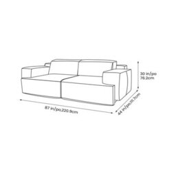Valencia Valentina Leather Loveseat Recliner Sofa Black Nappa 11000 Leather Kiln-Dried Wood Adjustable Headrest - thumbnail 3