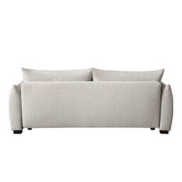 Charlotte 3 Seater Sofa Bed With Fabric Cover In Natural - thumbnail 5