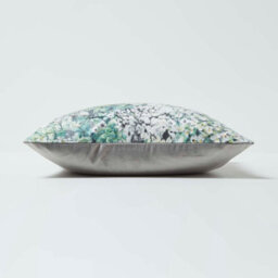 Homescapes Floral Garden Green Velvet Cushion 46 X 46 Cm - thumbnail 4
