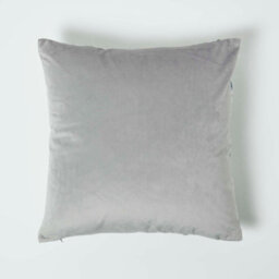 Homescapes Floral Garden Green Velvet Cushion 46 X 46 Cm - thumbnail 2