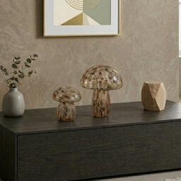 Garden Greatness Maison Blanc Duo Led Glass Mushroom Lamp - thumbnail 2