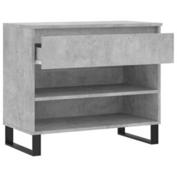 Walplus Shoe Cabinet Concrete Grey 70X36X60 Cm Engineered Wood - thumbnail 6