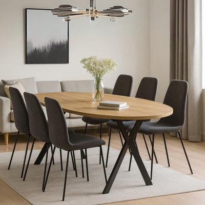 Leon Round Extendable Dining Table 90/180Cm Grandson Space Saving Modern Design Compact To Large Fast Delivery - image 1