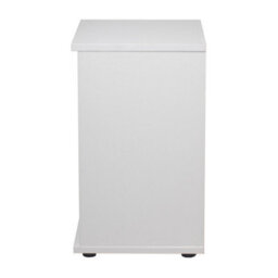 (White Carcass And White Drawers) 2 Drawer Wooden Bedside Cabinet Side Table - thumbnail 2