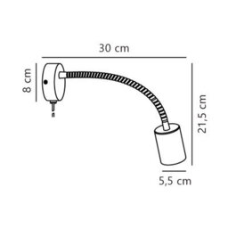 Nordlux Explore Metal Wall Light  Black,plug In Or Mains - thumbnail 4