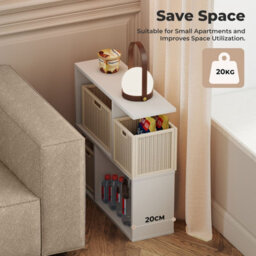 Levede 20Cm Slide Table For Living Room Sofa End Narrow Space 3 Tier Storage - thumbnail 8
