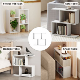 Levede 20Cm Slide Table For Living Room Sofa End Narrow Space 3 Tier Storage - thumbnail 5
