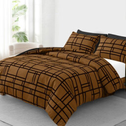 Pamposh Double Duvet Set Premium Brushed Microfiber Duvet Cover Double Ultrasoft  Duvet Double Cover Set With Zipper Closure - thumbnail 1