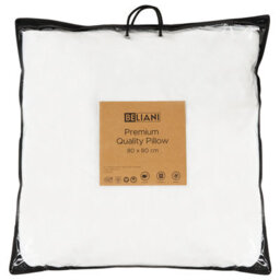Beliani Bed Pillow Errigal High Microfibre 80 X 80 Cm White - thumbnail 5