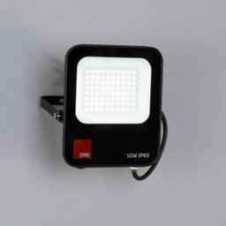 Litecraft Fechine Black 50 Watt Led Ip65 Outdoor Wall Flood Light - thumbnail 3