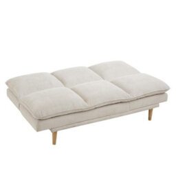 Home Detail Poppy Clic-Clac Sofa Bed, Beige Linen - thumbnail 5