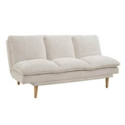 Home Detail Poppy Clic-Clac Sofa Bed, Beige Linen - thumbnail 4