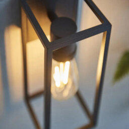 Bubly Bathrooms Herbert Black Modern Bathroom Wall Light, E27 Led Compatible, Ip44 Aluminium Frame - thumbnail 3