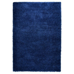 "Bravich Navy Blue Thick Shaggy Rug - California - 120X170Cm (4'x5'8"")" - thumbnail 2