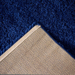 "Bravich Navy Blue Thick Shaggy Rug - California - 120X170Cm (4'x5'8"")" - thumbnail 3