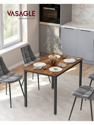 LEDREM Dining Table, 70 X 110 X 75 Cm, Kitchen Table For 4 People, Living Room Desk, For Dining Room, Kitchen - image 1