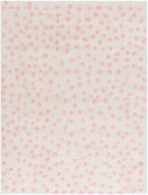 Livabliss Rodos-Modern Beige Pink Soft Plush Pile Living Bedroom Rug 160 X 213 Cm Easy Care, Non Shedding - image 1