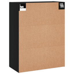 Berkfield Wall Mounted Cabinet Black 69.5X34X90 Cm - thumbnail 9