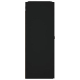 Berkfield Wall Mounted Cabinet Black 69.5X34X90 Cm - thumbnail 8